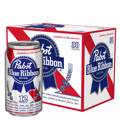 Pabst Blue Ribbon Beer - 30pk/12 fl oz Cans