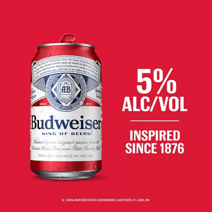 Budweiser American Lager Beer - 12pk/12 fl oz Cans