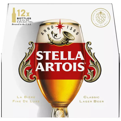 Stella Artois Premium Lager Beer - 12pk/11.2 fl oz Bottles