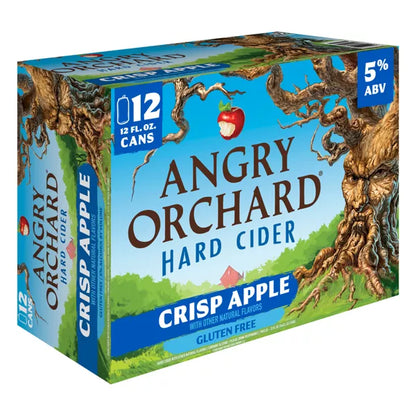 Angry Orchard Crisp Apple Hard Cider - 12pk/12 fl oz Cans