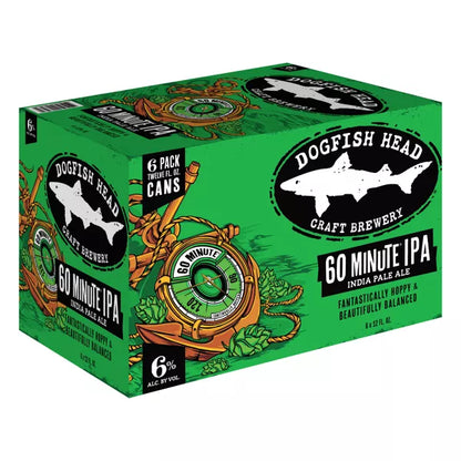 Dogfish Head 60 Minute IPA Beer - 6pk/12 fl oz Cans