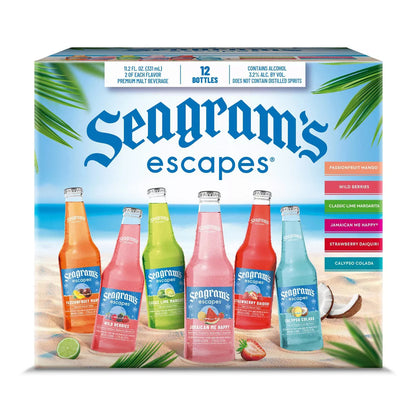 Seagram's Escapes Malt Beverage Variety Pack - 12pk/12 fl oz Bottles