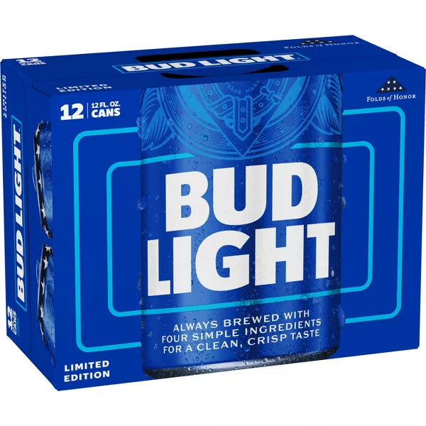Bud Light American Lager Beer - 12pk/12 fl oz Cans