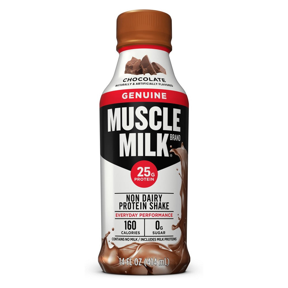 MUSCLE MILK, NON DAIRY PROTEIN SHAKE, CHOCOLATE