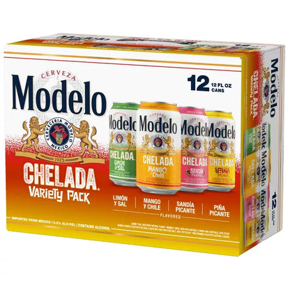 Modelo Chelada Variety Pack Flavored Beer - 12 fl oz/12pk Cans