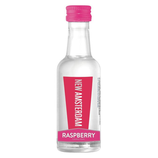 New Amsterdam Raspberry Flavored Vodka - 50ml Plastic Bottle