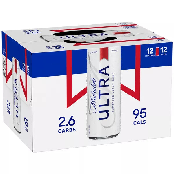 Michelob ULTRA Superior Light American Lager Beer - 12pk/12 fl oz Cans