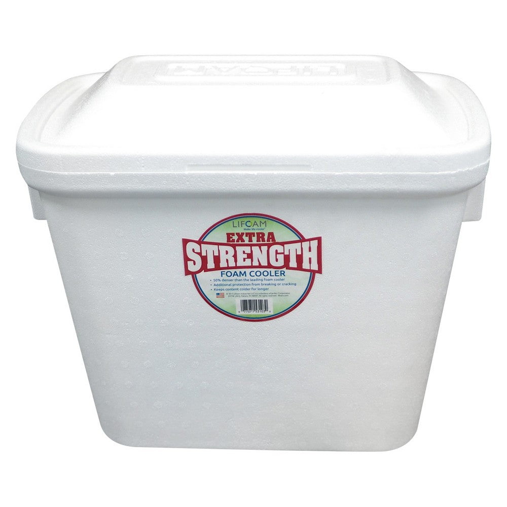 Lifoam 28-Quart Styrofoam Cooler  White
