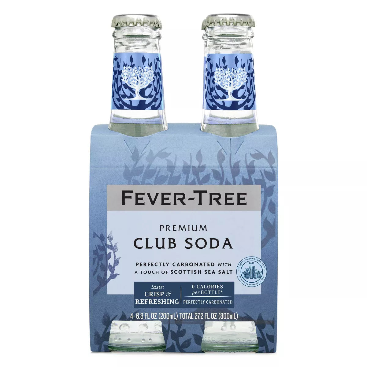 Fever-Tree Club Soda - 4pk/200ml Bottles