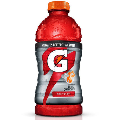 Gatorade Fruit Punch Thrist Quencher 28  Fluid Ounce Bottle