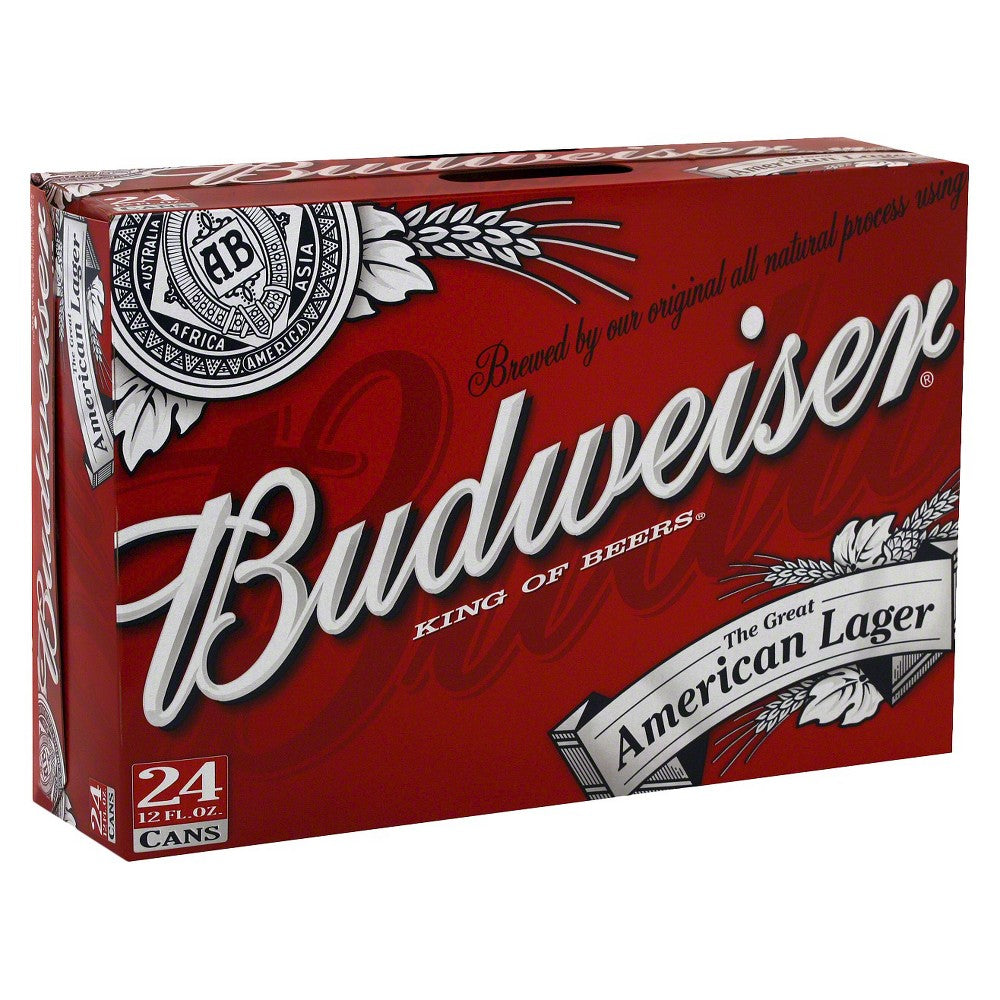 Budweiser Red Crown Tab Beer - 24pk / 12 fl oz Cans