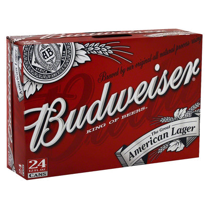 Budweiser Red Crown Tab Beer - 24pk / 12 fl oz Cans