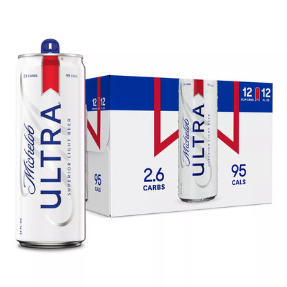 Michelob ULTRA Superior Light American Lager Beer - 12pk/12 fl oz Cans