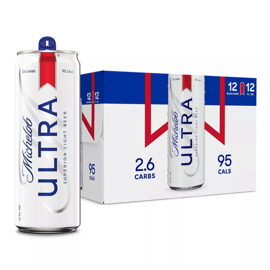 Michelob ULTRA Superior Light American Lager Beer - 12pk/12 fl oz Cans
