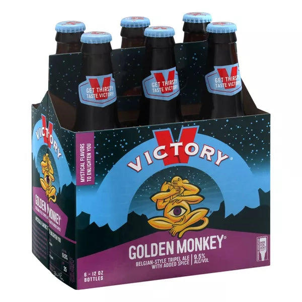 Victory Golden Monkey Belgian-Style Tripel Ale Beer - 6pk/12 fl oz Bottles