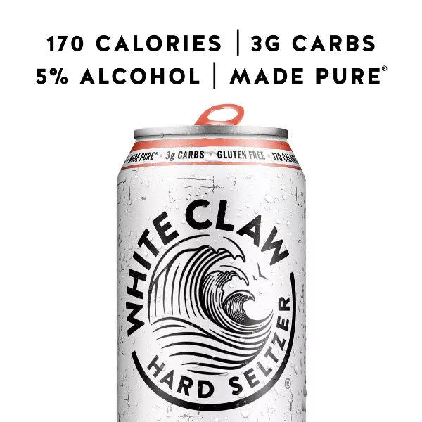 White Claw Ruby Grapefruit Hard Seltzer - 19.2 fl oz Can