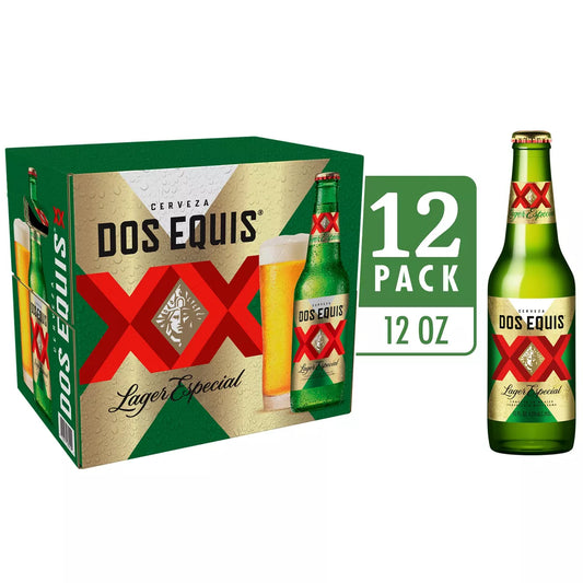 Dos Equis Mexican Lager Beer - 12pk/12 fl oz Bottles