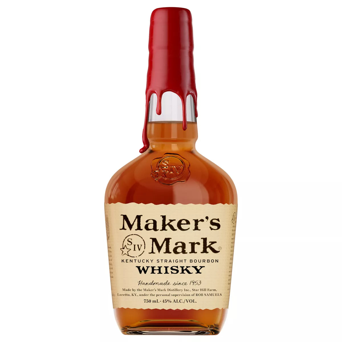 Maker's Mark Kentucky Straight Bourbon Whisky - 750ml Bottle