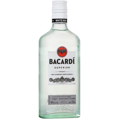 Bacardi Superior White Rum, 375 mL