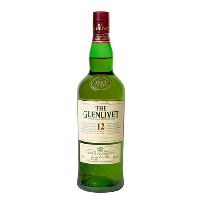 The Glenlivet 12 yr Single Malt Scotch Whisky - 750ml Bottle