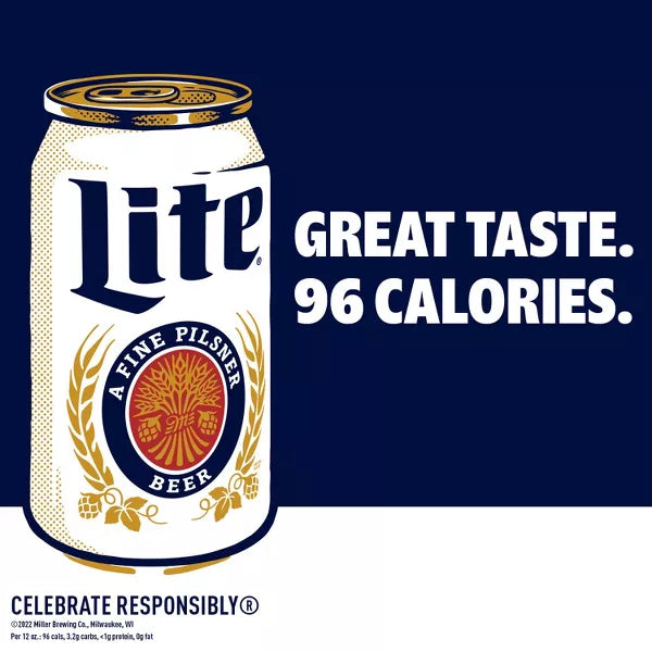 Miller Lite Beer - 12pk/16 fl oz Cans