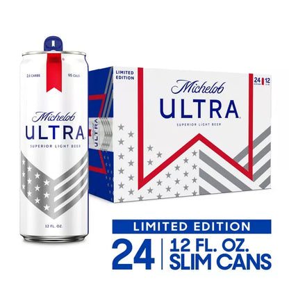 Michelob ULTRA Superior Light American Lager Beer - 24pk/12 fl oz Cans