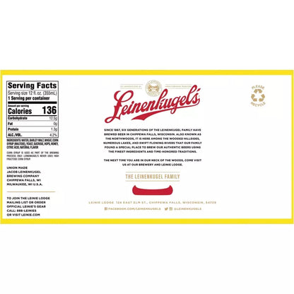 Leinenkugel's Summer Shandy Beer - 12pk/144 fl oz Cans