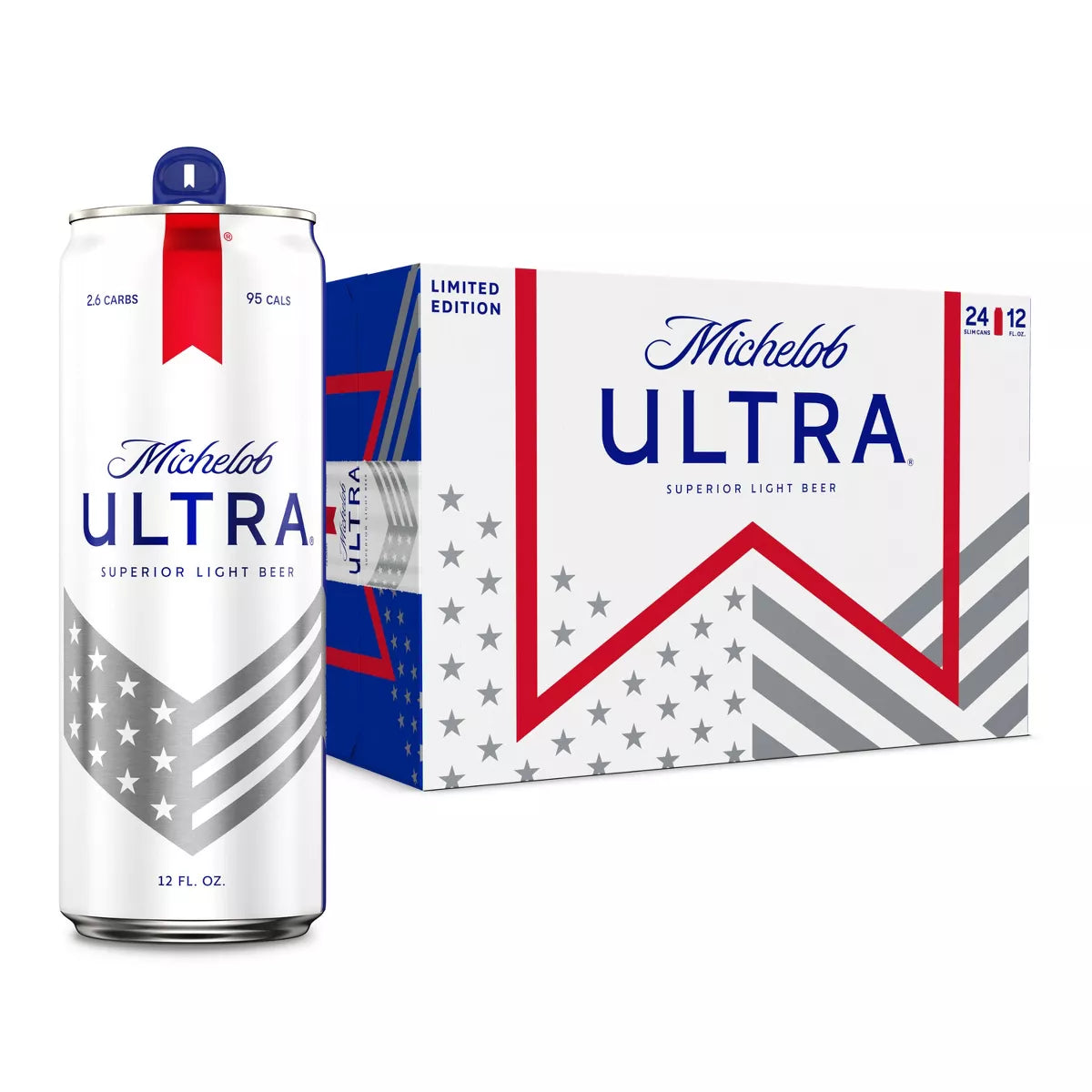 Michelob ULTRA Superior Light American Lager Beer - 24pk/12 fl oz Cans