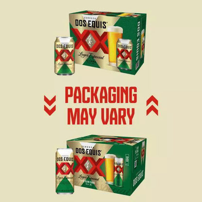 Dos Equis Mexican Lager Beer - 12pk/12 fl oz Cans