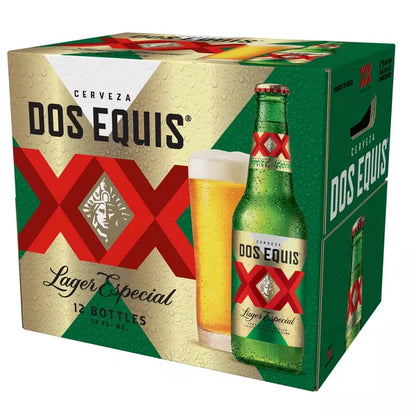 Dos Equis Mexican Lager Beer - 12pk/12 fl oz Bottles