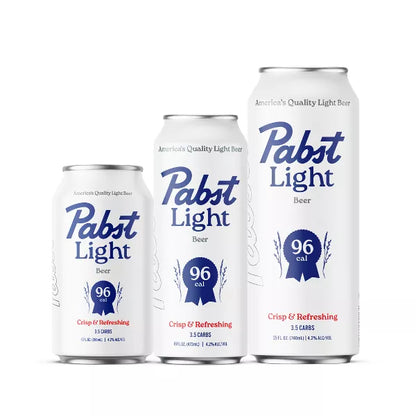 Pabst Light Beer - 30pk/360 fl oz Cans