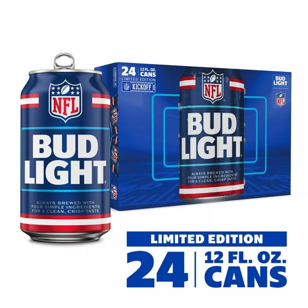 Bud Light American Lager Beer - 24pk/12 fl oz Cans