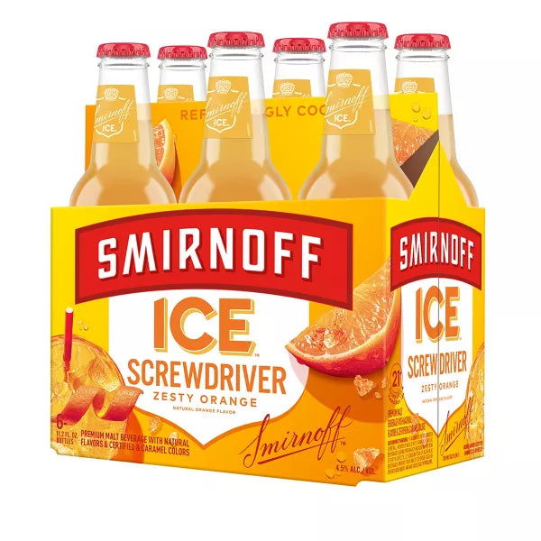 Smirnoff Ice Screwdriver - 6pk/11.2 fl oz Bottles
