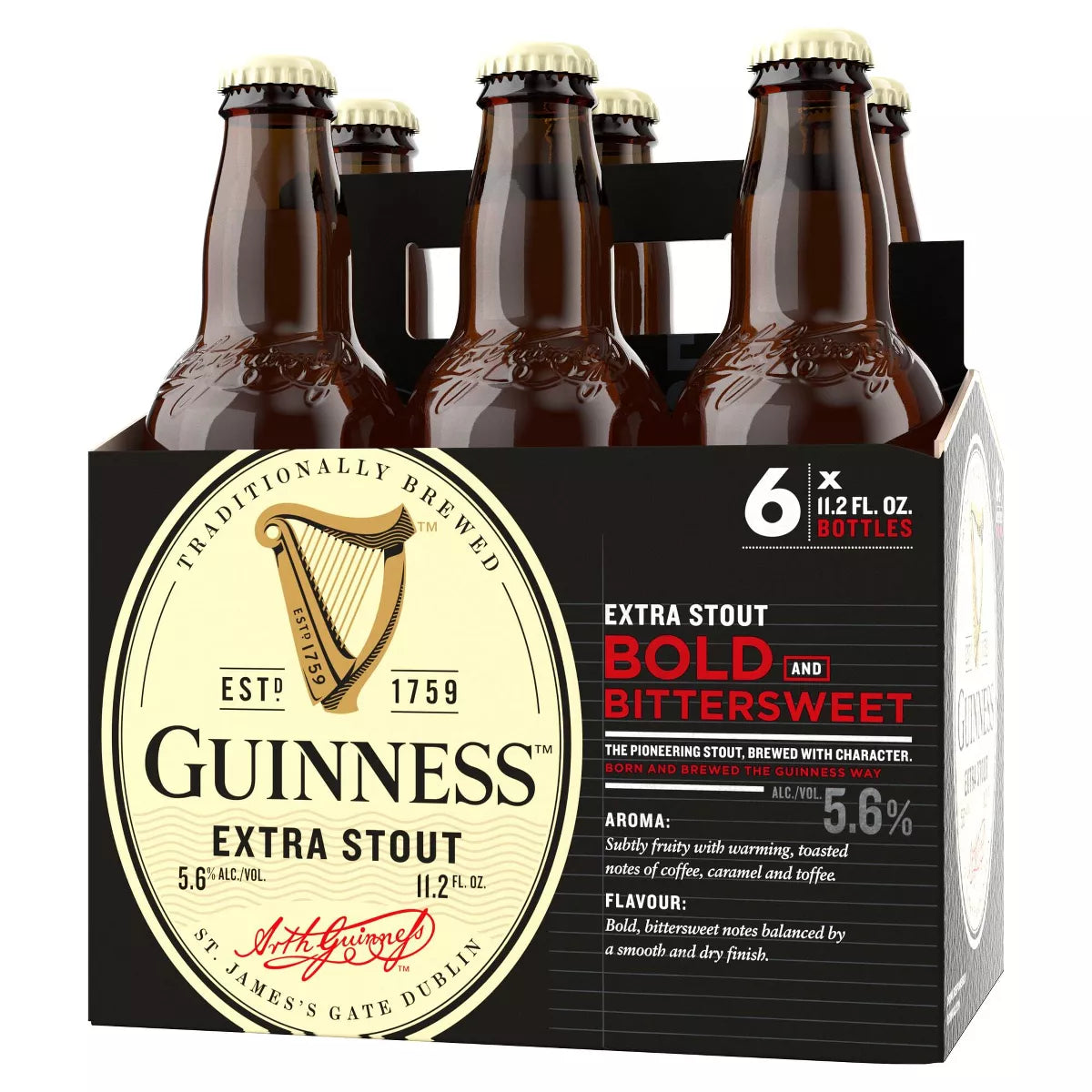 Guinness Extra Stout Beer - 6pk/11.2 fl oz Bottles