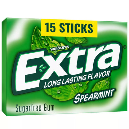 Extra Spearmint Sugar-Free Chewing Gum - 15ct