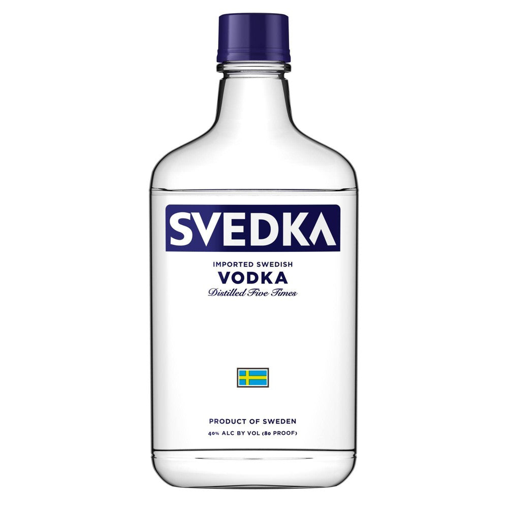 SVEDKA Vodka, 375 mL Plastic Bottle, 80 Proof