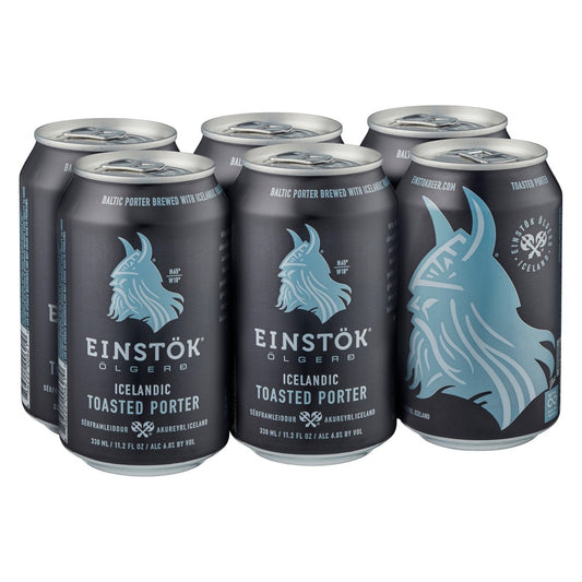 Einstok Icelandic Toasted Porter Beer - 6pk/11.2 fl oz Cans