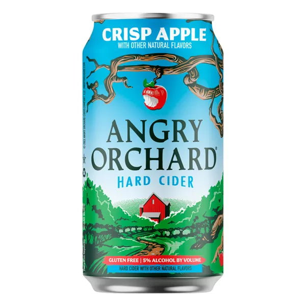 Angry Orchard Crisp Apple Hard Cider - 12pk/12 fl oz Cans