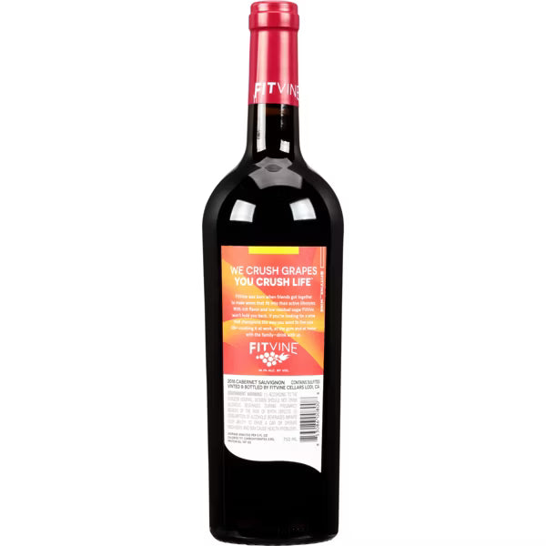 FitVine Cabernet Sauvignon Red Wine - 750ml Bottle