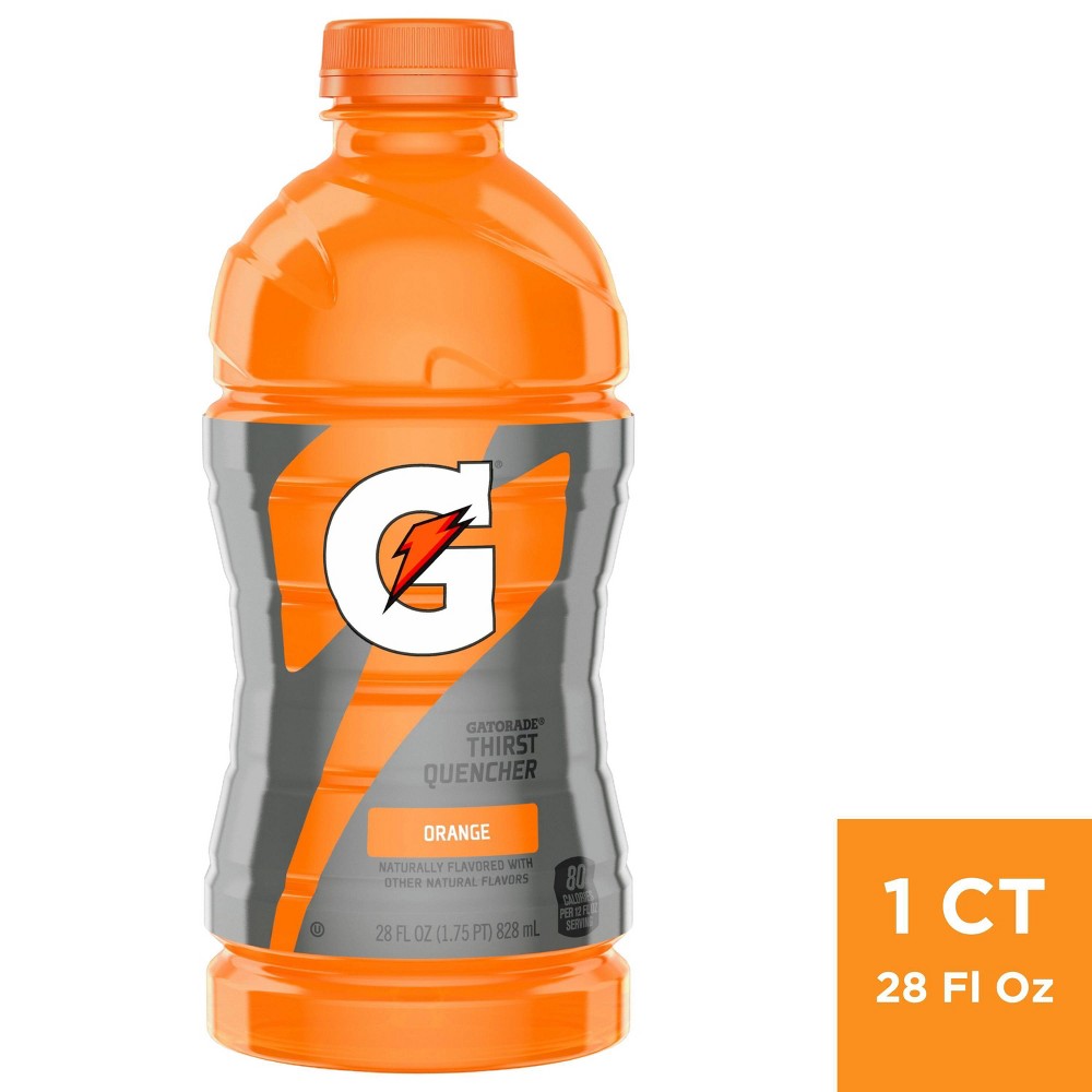 Gatorade Orange Thirst Quencher 28 Fluid Ounce Bottle