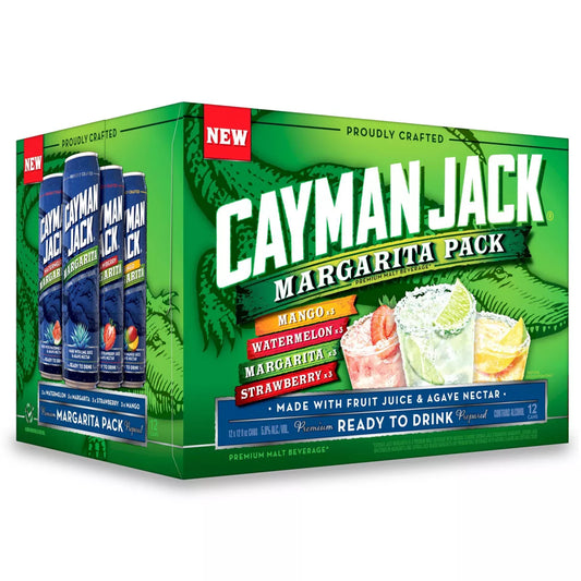 Cayman Jack Margarita Variety Pack - 12pk/12 fl oz Cans