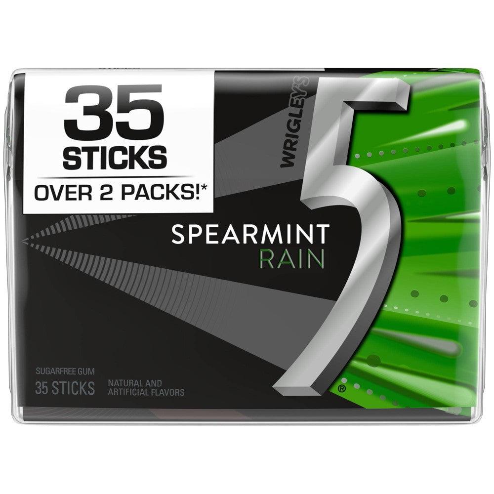 SPEARMINT RAIN SUGARFREE GUM, SPEARMINT RAIN