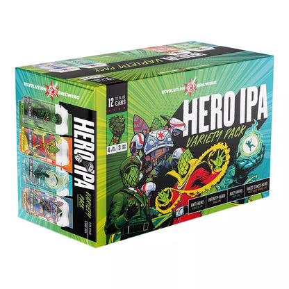 Revolution League of Heroes IPA Variety Beer Pack - 12pk/12 fl oz Cans