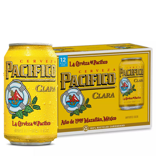 Pacifico Clara Mexican Lager Beer - 12pk/12 fl oz Cans