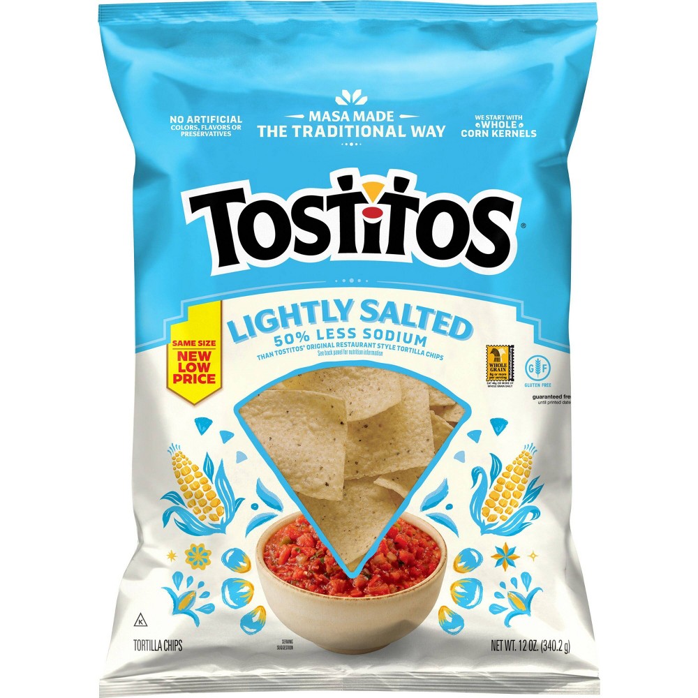 Tostitos Lightly Salted Restaurant Style Tortilla Chips - 12oz