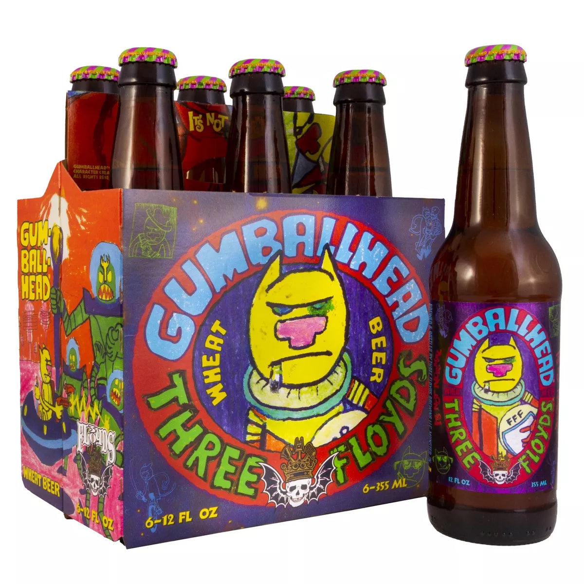 3 Floyds Gumballhead Wheat Beer - 6pk/12 fl oz Bottles