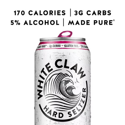 White Claw Black Cherry Hard Seltzer - 19.2 fl oz Can