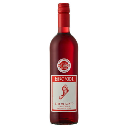 Barefoot Red Moscato Wine, 750 mL