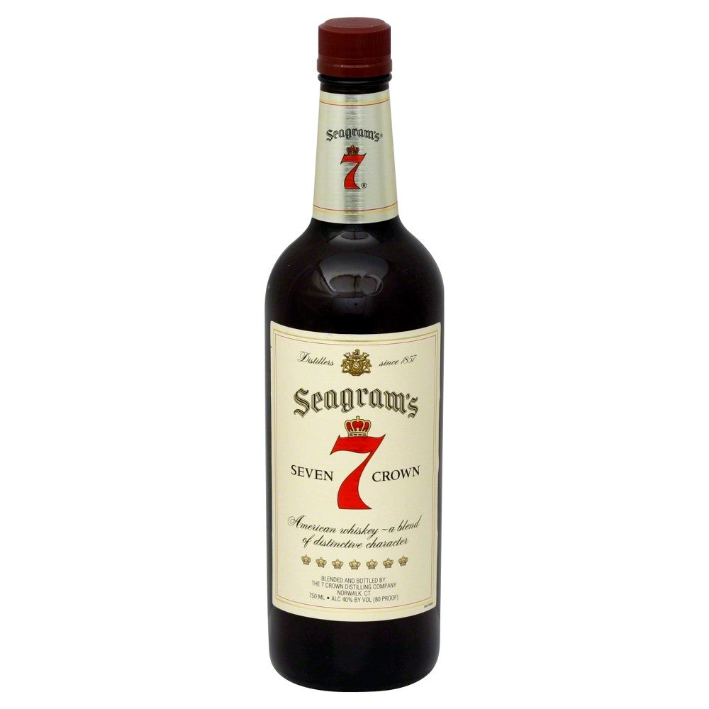 Seagram's 7 Crown American Blended Whiskey, 750 mL (80 Proof)