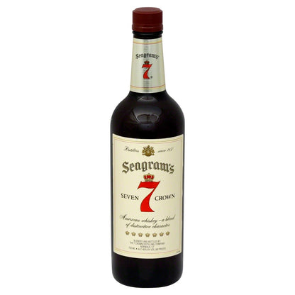 Seagram's 7 Crown American Blended Whiskey, 750 mL (80 Proof)